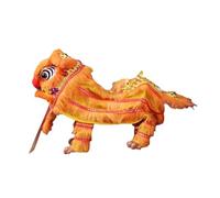 CoudarTitie Marionnette Chinoise En Forme, Décoration Du Nouvel An Chinois, Souvenir 2025, Marionnette Portable à Ficelles pour La Danse, Fête, Jaune
