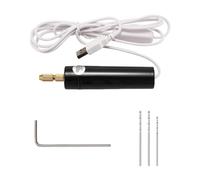 CoudarTitie Mini Perceuse Électrique Visseuse Portable USB Mini Outil Rotatif Électronique Kit de Micro Perceuse Manuelle Adaptée pour Accessoires Résine Création, Modèle A