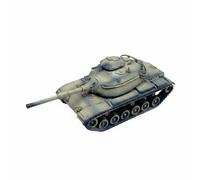 CoudarTitie Miniature Réplique Véhicule Maquette Char Blindé Figurine Militaire Objet d'Exposition Apparence Turret Mobile Idéal Collectionneurs Bureau, Désert