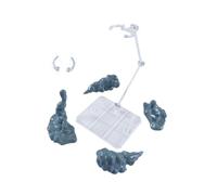 CoudarTitie Modèles d'Effet de Fumée Accessoires Scène Diorama Pièces Effect Support Présentoir Polypropylène Adapté Collection Exposition Créative, Gris