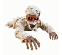 CoudarTitie Momie Animatronique d'halloween Activé Son Momie e d'halloween Grande Taille pr Scènes Extérieures