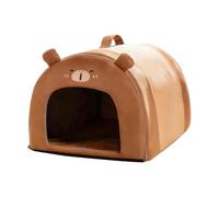 CoudarTitie Niche D'intérieur Douillette, Chaude et Confortable pour Chat, Ornée de Motifs de Dessins Animés, Idéale pour Dormir dans Un Dortoir, Une Chambre, L