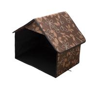 CoudarTitie Niche pour Chat avec Abri Extérieur pour Animaux de Compagnie, Résistante Aux Griffures, pour Chat Errant et Chien.