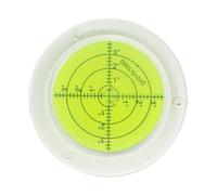 CoudarTitie Niveau à Horizontal Appareil de Mise à Niveau Circulaire Spirituelle pour Outillage CNC Construction Fabriqué en PP Adapté à, Vert