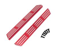 CoudarTitie Pédale Latérale En Métal, Ensemble de Pédales pour Voiture Télécommandée, Plaque de Pied Facile à Installer pour Camions et H12Y H12Y+ 1/12, Rouge