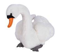 CoudarTitie Peluche Cygne en Peluche, Cadeau éducatif pour Les Tout-Petits et Les Enfants, Article de Fête, Blanc