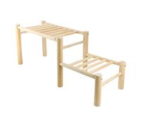 CoudarTitie Perchoir pour Poulailler en Bois, Jouet D'éveil, Arche de Jeu, Montage Facile