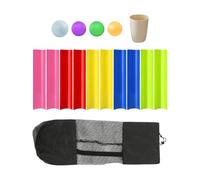CoudarTitie Pipeline Jeu de Groupe Défi Tube Prop Kit Communication d'Équipe Amusant avec Sac de Rangement pour Coordination Exercices Adapté Sorties, 40CM