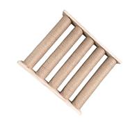 CoudarTitie Plateforme Litière pour Chat Durables Rampe Sortie Litière Corde pour Propriétaires Chats D'intérieur, 50CMX53CM