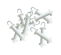 CoudarTitie Poignée de Portail électrique Isolée Extérieure avec Ressort pour Matériel Agricole, élevage, Jardin, Clôture électrique, SOS, Plat