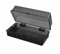 CoudarTitie Protection Étanche Coffret Boîte Prise Électrique Multiprise Fermeture Verrouillable pour Prolonger la Sécurité des Appareils Électriques Adaptée aux, Noir, L+Verrou
