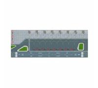 CoudarTitie Simulation Aéroport Plaque Décorative, 2 0.7 Mètres 10 Grands + 8 Petits Emplacements D Avion, Matériau Adhésif Imperméable Et Résistant À L Usure