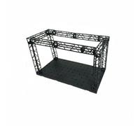 CoudarTitie Socle d'Exposition pour Figurines Maquettes Scènes de Modélisme avec Structure Modulable en Plastique et Éclairage Décoratif Adapté aux Amateurs de, Vt-131-1 No Light