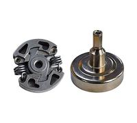 CoudarTitie Sprocket Clutch Drum pour Tronçonneuse Pack Embrayage Tambour Chaîne Kit D'Accessoire Pignon Roulement Acier Carbone Robuste Adapté à L'Entretien Répa, Ensemble d'embrayage