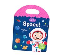 CoudarTitie Sticker Livre Autocollants avec Puzzle Éducatif Livre Animaux Activité Réutilisable Jouet En Papier PVC Conçu pour Imagination et Autonomie A, Styled