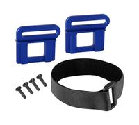 CoudarTitie Support de Batterie pour Traîneau 1/8, Accessoire de Siège Fixe pour Batterie, Pièces et Accessoires pour Modèles Réduits Radiocommandés, BLEU