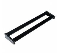 CoudarTitie Support de Matériel Musical Support pour Pédales de Guitare Plateau d'Effets Stompbox Cadre Aluminium Allié Surface Inclinée Convient pour Guitaristes, Fibre De Carbone