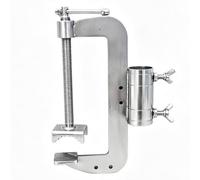 CoudarTitie Support de Pêche Support Bracket Support Parapluie Pêche Étrier de Serrage Inox Plaque 5 Mm Résistant à la Rouille Douille 28 Mm Largeur 20 Cm