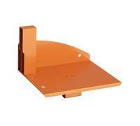 CoudarTitie Support de Tronçonneuse Support Mural Rangement Outils Porte Tronçonneuse Métal Convient pour Garage Atelier Entrepôt, Orange