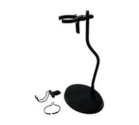 CoudarTitie Support pour Figurines Articulées avec Bras Flexibles, Portable, Réglable et Stable, avec Clips et Socle D'exposition pour Figurines à L'échel, ovale