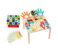 CoudarTitie Table D'activités pour L'apprentissage Des Mathématiques, Jouets éducatifs, Outils Pédagogiques pour L'apprentissage Des STEM, Comptage de, Tableau à lettres