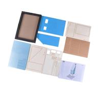 CoudarTitie Table de Sable 1/35, Maquette Architecturale à Monter Soi-même, Haut de Gamme, Diorama, Assemblage Facile, Mousse de Bois Non Peinte, Aménagement Pays, Style B