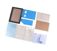 CoudarTitie Table de Sable 1/35, Maquette Architecturale à Monter Soi-même, Haut de Gamme, Diorama, Assemblage Facile, Mousse de Bois Non Peinte, Aménagement Pays, Style A