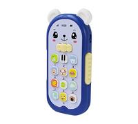 CoudarTitie Téléphone Musical Bébé Jouet Mobile Sonore Multifonction Sûr Boutons Animés Lumière Douce Convient Aux Garçons Filles Temps de Jeu, Bleu