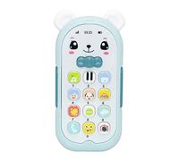 CoudarTitie Téléphone Musical Bébé Jouet Mobile Sonore Multifonction Sûr Boutons Animés Lumière Douce Convient Aux Garçons Filles Temps de Jeu, Vert
