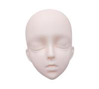 CoudarTitie Tête de Poupée BJD 1/3 Sans Maquillage, Maquillage BJD, Chauve, 3D pour Une Hauteur de 61 Cm, Accessoire de Photographie, Fabrication de Poupées, Part, Yeux Sans Maquillage