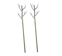 CoudarTitie Treillis pour Plantes Grimpantes Ensemble Structures Tuteurs Soutien Cadre Matière Solide Approprié pour Plantes D'Intérieur Support, Vert 2 pièces