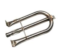 CoudarTitie Tube Brûleur pour Barbecue, Léger, Facile à Installer, Pièce de Rechange pour Grille de Barbecue, Tube Brûleur en Forme de U, Idéal pour Les Grillades