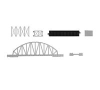 CoudarTitie Tunnel de Train Miniature Maquette Architecturale Diorama Accessoire Voie Ferrée Plastique Convient pour Décoration Intérieure