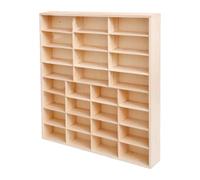 CoudarTitie Vitrine de Présentation de Numéros de Voitures Miniatures à L'échelle 1/64 pour Figurines D'action, 28 Grilles
