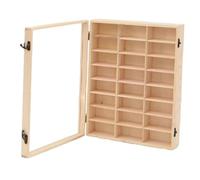 CoudarTitie Vitrine Murale pour Voitures Miniatures - Pratique, Idéale pour Les Collectionneurs et Les Passionnés. Étagère de Rangement pour Voitures Miniatures, Grille 24