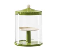 CoudarTitie Vitrine Transparente pour Figurines, Présentoir Rotatif pour Poupées, Idéale pour Les Objets de Collection, Vert