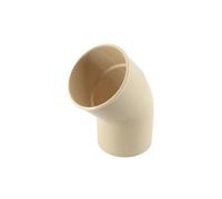 Coude 20 mâle femelle 80, sable, pour descente PVC