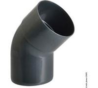 Coude 45° à coller pvc ardoise GIRPI, Dév.16 cm Diam.50 mm G