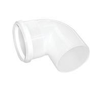 Ubbink Coude 45° Chemilux condensation D80 PPTL avec joint peroxyde 222954