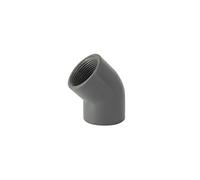 Coude 45° Femelle/femelle à visser en PVC - 3/4''