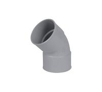 Coude 45° ff, ø 100 mm - pvc gris nicoll, ref. Uct44 Gris G