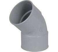 Coude 45° ff, ø 100 mm - pvc gris nicoll, ref. Uct44
