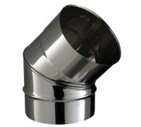 Coude 45° inox SOI à facettes soudées Ø150 POUJOULAT cd 45-150 SOI - 52150721