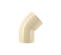 Coude 45 mâle femelle pour descente PVC 80 sable