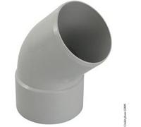 Coude 45° pvc gris GIRPI, Dév.33 cm Diam.100 mm Gris G