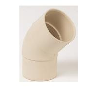 Coude 45° pvc sable, Dév.16 cm Diam.50 mm
