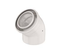 Coude 45° ROLUX condensation D110/160 PPTL/alu - - 330170