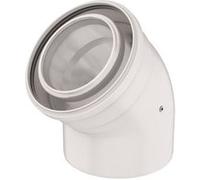 Coude 45° ROLUX condensation D110/160 PPTL/alu UBBINK 330170