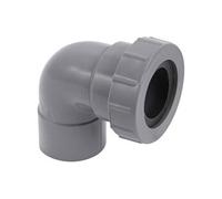 Coude 87.3° en pvc à coller / à joint, femelle / femelle, D.40