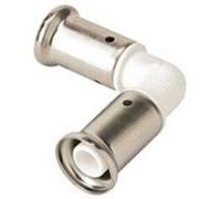 Coude 90° à sertir multicouche PVDF 16x16 HENCO Blanc - 1PKW-1616 Blanc G